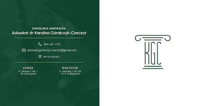 Adwokat dr Karolina Góralczyk-Czeczot - Kancelaria Adwokacka w Łomży